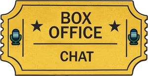 Box Office Chat Podcast Logo PNG image