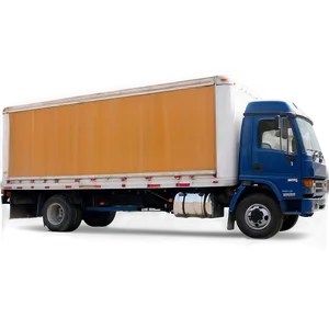 Box Truck Highway Journey PNG 06132024