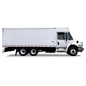 Box Truck In City Environment PNG 38