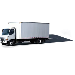 Box Truck On Road PNG 5