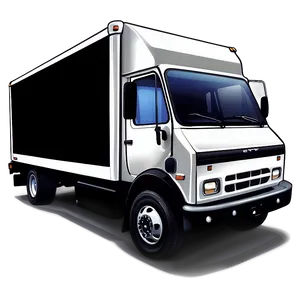 Box Truck Vector Art Png 06132024 PNG image