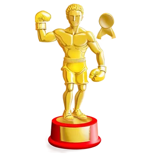 Boxing Champion Trophy Png 05042024 PNG image