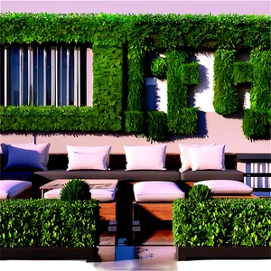 Boxwood On Terrace PNG Imr PNG