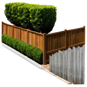 Boxwood Privacy Fence PNG 06212024 PNG