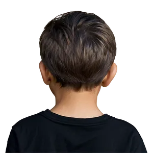 Boy Hair Back View PNG 2 PNG