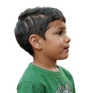 Boy Hair Side View PNG Knt9 PNG