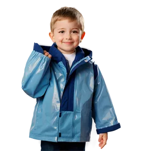 Boy In Raincoat PNG Qnl