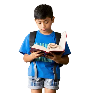 Boy Reading Book PNG 48 PNG