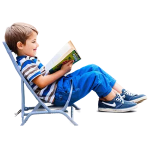 Boy Reading Book PNG Ecx PNG