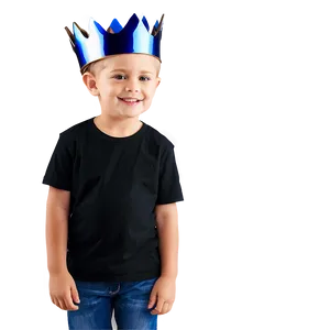 Boy Wearing Crown PNG Yaf