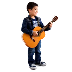 Boy With Guitar PNG Xqq PNG