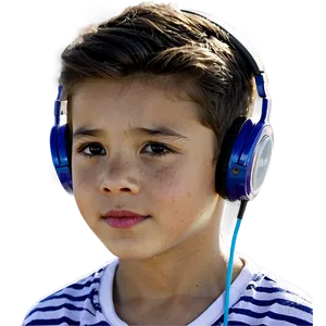 Boy With Headphones Png Kdp40 PNG image