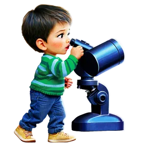 Boy With Microscope PNG 67 PNG
