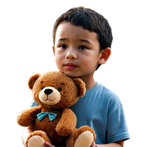 Boy With Teddy Bear PNG 89 PNG