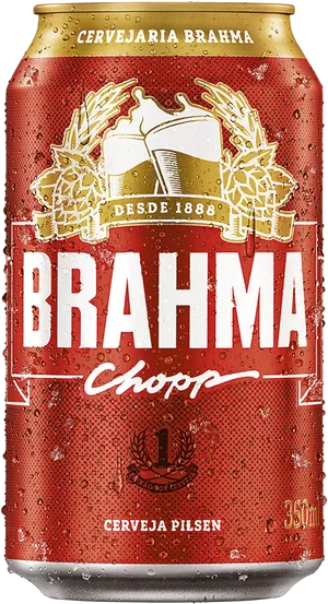 Brahma Beer Can Design PNG image