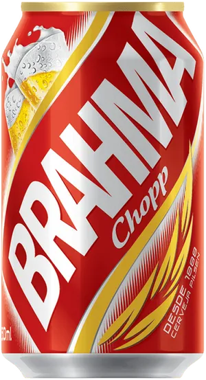 Brahma Chopp Beer Can PNG image