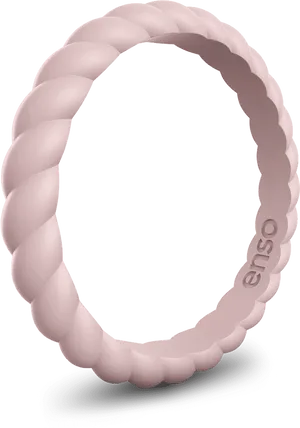 Braided Silicone Wedding Ring PNG image