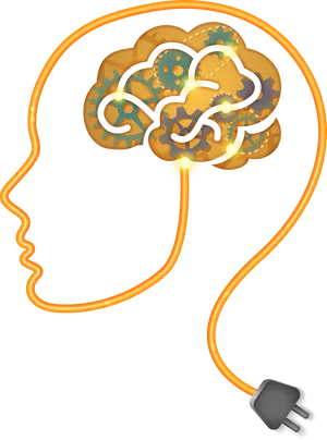 Brain Power Concept Illustration PNG image