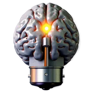 Brain With Light Bulb Png 54 PNG image