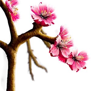 Branches With Flowers Png 19 PNG image