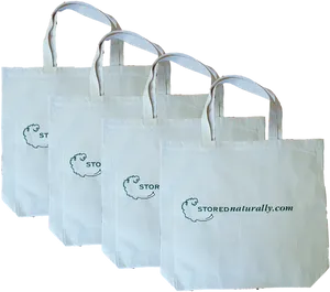 Branded Canvas Tote Bags PNG image