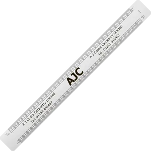 Branded Carpentry Ruler PNG image