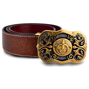 Brass Belt Buckle Png 06212024 PNG image