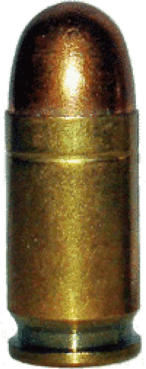 Brass Bullet Cartridge PNG image