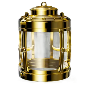 Brass Lantern PNG 6