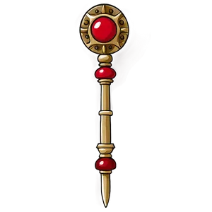 Brass Scepter PNG 06282024