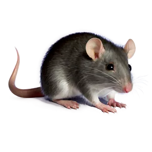 Brave Cute Rat Png 06252024 PNG image