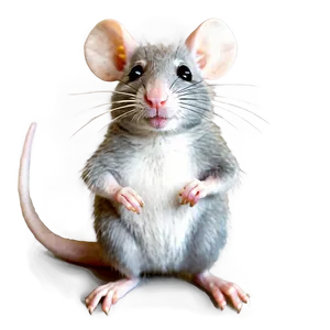 Brave Cute Rat Png 06252024 PNG image