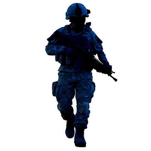 Brave Soldier Silhouette Png Bty PNG image