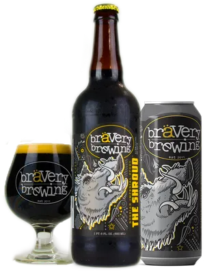 Bravery Brewing The Shroud Beer PNG