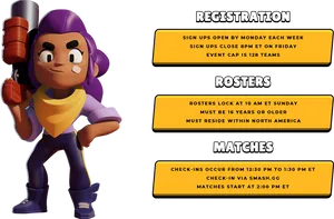 Brawl Stars Character Registration Announcement PNG image