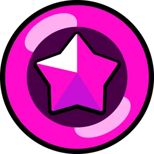 Brawl Stars Purple Star Power Icon PNG image