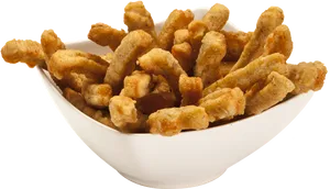 Breaded Chicken Friesin Bowl PNG image