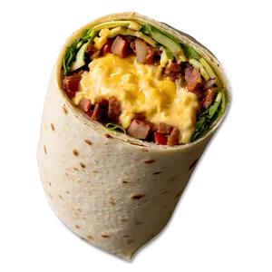 Breakfast Burrito Wrap PNG Cmx