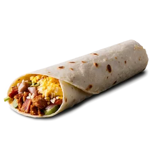 Breakfast Burrito Wrap PNG Ycm75