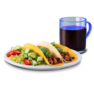 Breakfast Tacos Plate PNG 05212024