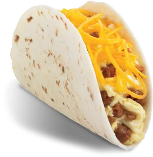 Breakfast Tacowith Cheeseand Sausage.jpg PNG image