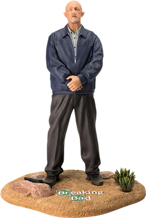 Breaking Bad Character Figure Standing PNG image