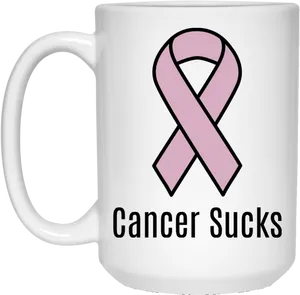 Breast Cancer Awareness Mug PNG image
