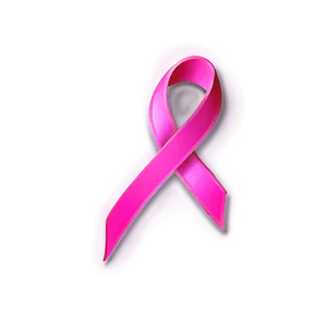 Breast Cancer Ribbon In 3d Png Abq PNG image