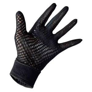 Breathable Black Mesh Gloves Png 06282024 PNG image