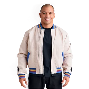 Breathable Linen Bomber Jacket PNG Ksr64 PNG