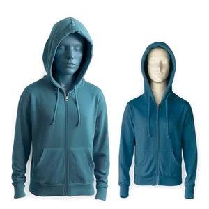 Breathable Zip Up Hoodie PNG 46