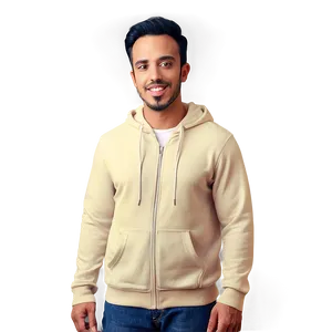 Breathable Zip Up Hoodie PNG Jpn
