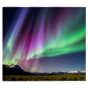 Breathtaking Aurora Landscape Png 6 PNG image