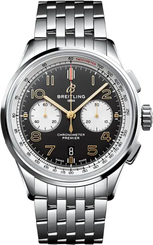 Breitling Chronometer Premier Watch PNG image